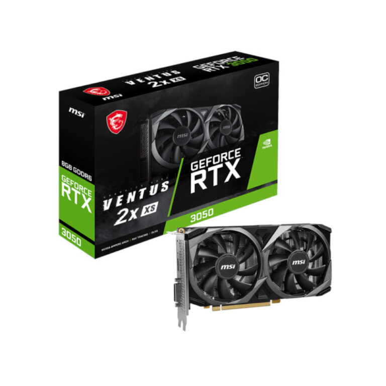 MSI GeForce RTX 3050 Ventus 2X XS OC 8GB GDDR6