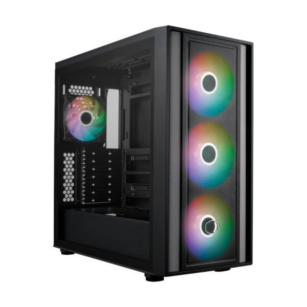 Cooler Master MasterBox 600 ARGB Mid Tower Cabinet - Black Edition