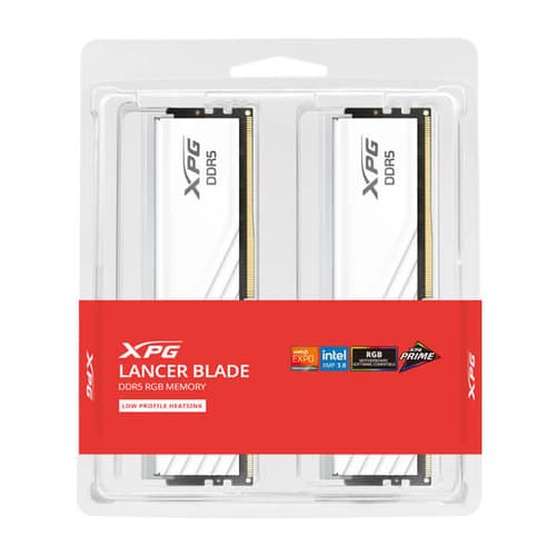 Adata XPG Lancer Blade RGB White 32GB (16GBx2) 6000MHz CL30 DDR5 Ram