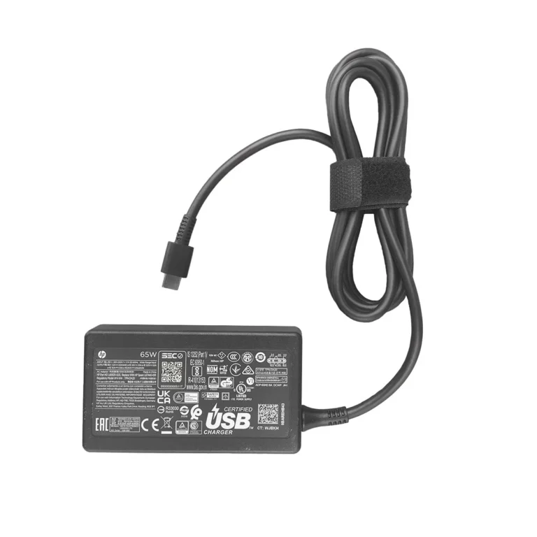 HP 65W USB Type-C Original Adapter | Balaji Computer Wala