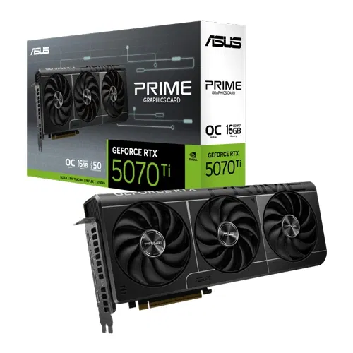 ASUS Prime RTX 5070 Ti OC 16GB GDDR7 Graphics Card