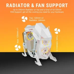 ANT Esports Cypher G5 ARGB Gaming Mid Tower Case