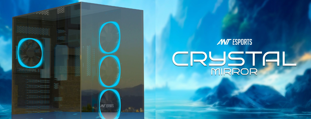 Ant Esports Crystal Mid Tower Cabinet Balaji Computer Wala