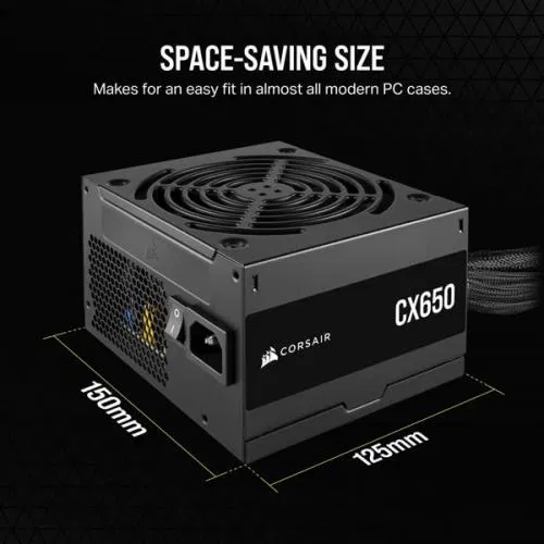 Corsair CX650 650 Watt 80+ Bronze SMPS
