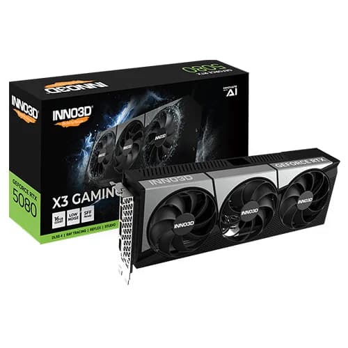 INNO3D RTX 5080 X3 Gaming OC 16GB GDDR7 Graphics Card