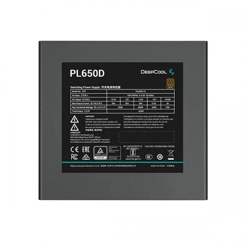 Deep Cool PL650D 650 Watt 80+ Bronze ATX 3.0 Smps