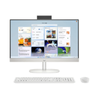 HP AIO 24-Cr0477in 13th Gen Intel Core i5-1334U / 8GB / 512GB SSD/ Mso 365* Office 24 / Win 11 Home / 23.8" FHD/ White