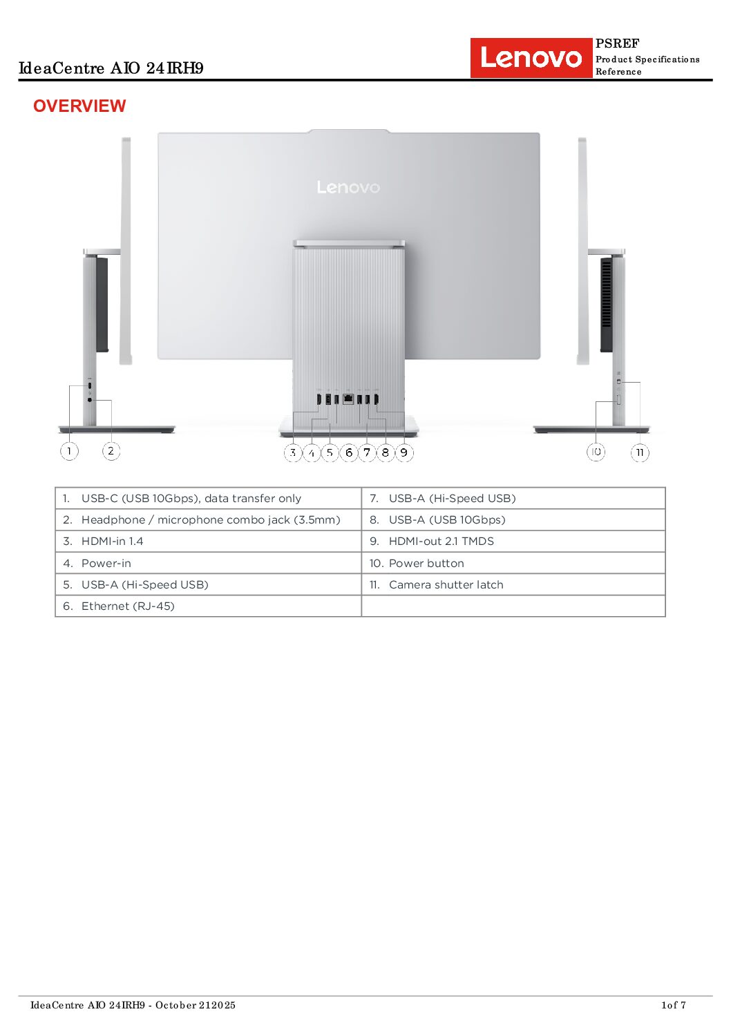 Lenovo Ideacentre AIO 13th Gen Core I3-1315U 24" FHD IPS (8GB RAM/512GB SSD/Windows11/Office 21/3WX2 Harman Speakers/Wireless EOS Keyboard & Mouse, Cloud Grey), All-in-One Desktop - Image 5