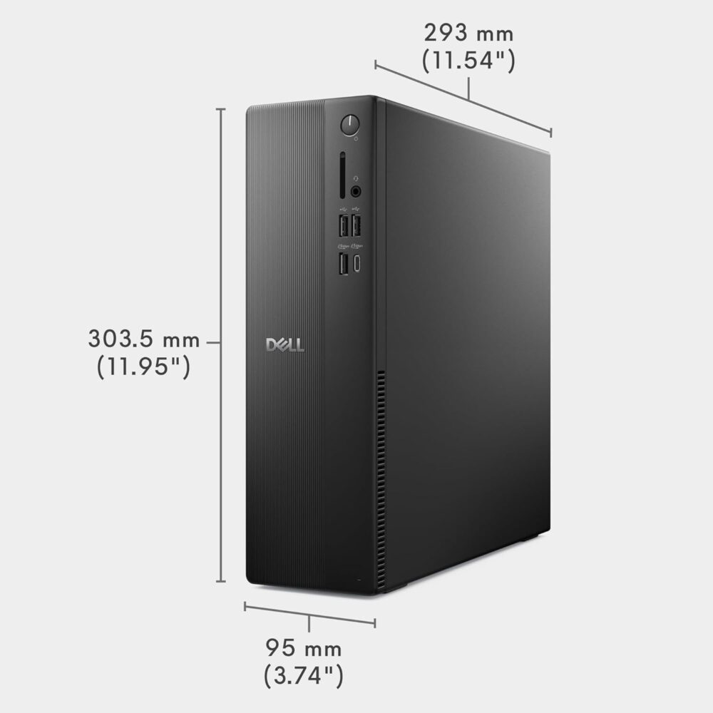 Dell Slim Desktop ECS1250/ Intel Core i3-14100 /8GB /512GB M.2 SSD/3 Year Basic Onsite Service