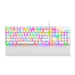 Ant Esports MK4100 RGB White Keyboard with Red Switches