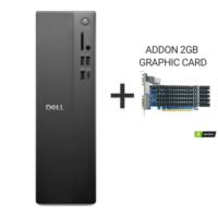 Dell Slim Desktop ECS1250/ Intel Core i5-14400 /8GB /512GB M.2 SSD/2GB Graphic Card/Win11/ 3 Year Basic Onsite Warranty
