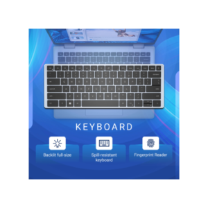 Dell New Inspiron 14 Plus (7440) Core 7 240H / 16GB LPDDR5X/ 512GB SSD/ 14" FHD/BKLIT/Fingerprint Reader/ Ice Blue/1 Year Onsite Warranty