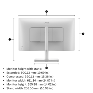 Dell 27 Plus QHD USB-C Monitor – S2725DC 
