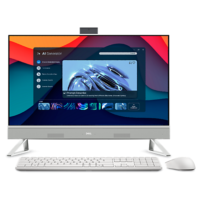 Dell AIO INS EC27250 Intel Core 7-150U/ 16GB RAM/1TB SSD / 2GB Graphic /Touch/Wi-Fi+BT / Webcam / Speaker /27"LED / Win 11 Home + MSO 24/White/ 3 year Warranty