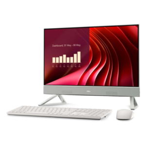 Dell AIO INS EC24250 Intel Core i5 13th Gen 1334U/ 8GB RAM/512GB SSD / Wi-Fi+BT / Webcam / Speaker /23.8"LED / Win 11 Home + MSO 24/White/ 3 year Warranty