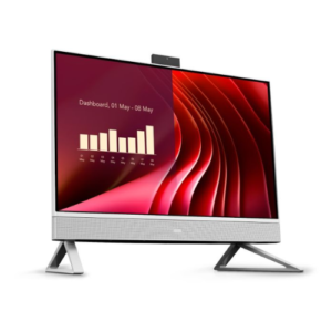 Dell AIO INS EC24250 Intel Core i5 13th Gen 1334U/ 8GB RAM/512GB SSD / Wi-Fi+BT / Webcam / Speaker /23.8"LED / Win 11 Home + MSO 24/White/ 3 year Warranty