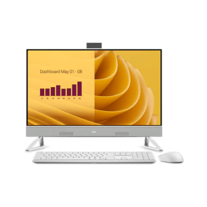 Dell AIO INS EC27250 Intel Core 7-150U/ 16GB RAM/1TB SSD / 2GB Graphic /Touch/Wi-Fi+BT / Webcam / Speaker /27"LED / Win 11 Home + MSO 24/White/ 3 year Warranty