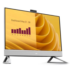 Dell AIO INS EC27250 Intel Core i5 13th Gen 1334U/ 16GB RAM/512GB SSD / Wi-Fi+BT / Webcam / Speaker /23.8"LED / Win 11 Home + MSO 24/White/ 3 year Warranty