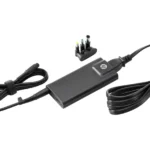 HP 65W (Multi Pin) Slim AC Adapter 65W - Black (4.5mm, 7.4mm, 5.5mm) | Balaji Computer Wala