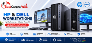 Buy HP Tower Workstation & Dell Precision Tower Workstations online at Balaji Computer Wala. High-performance desktop workstations for CAD, 3D Rendering, AI, Engineering, Architecture, Video Editing and Professional Business Applications.