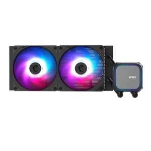 MSI MAG Coreliquid A13 240 ARGB CPU liquid cooler with 240mm radiator and dual RGB fans
