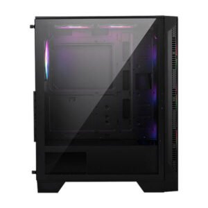 MSI MAG Forge 120A Airflow Mid Tower Gaming Cabinet with mesh front panel and ARGB fans