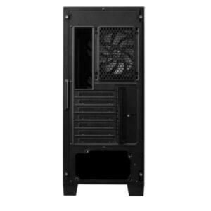 MSI MAG Forge 321R Airflow ARGB Mid Tower Gaming Cabinet with mesh front panel, tempered glass side panel, and ARGB fans